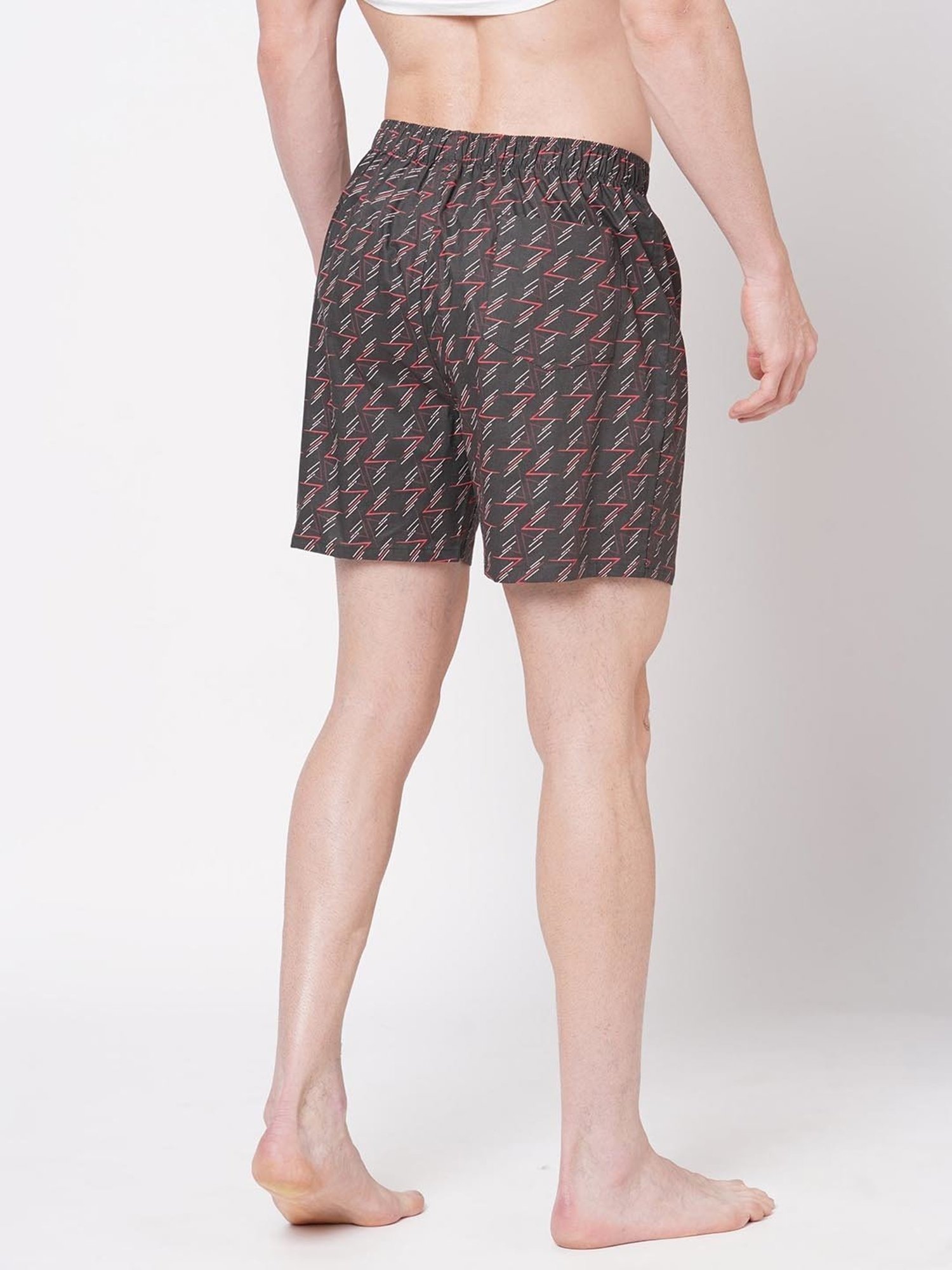 Fitz Multicolor Printed Cotton Boxers - Pack of 3