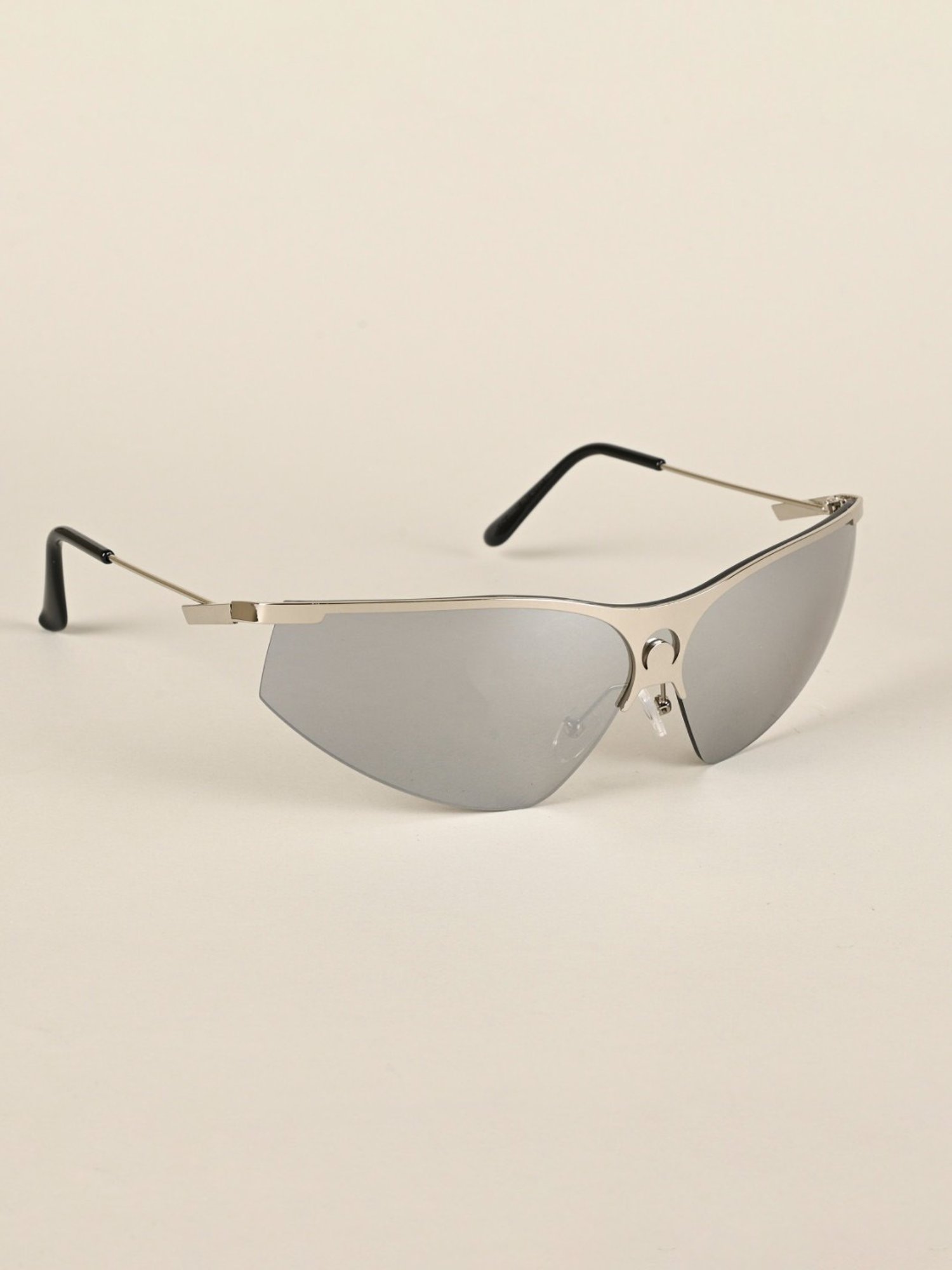 Voyage Grey Wraparound UV Protection Unisex Sunglasses