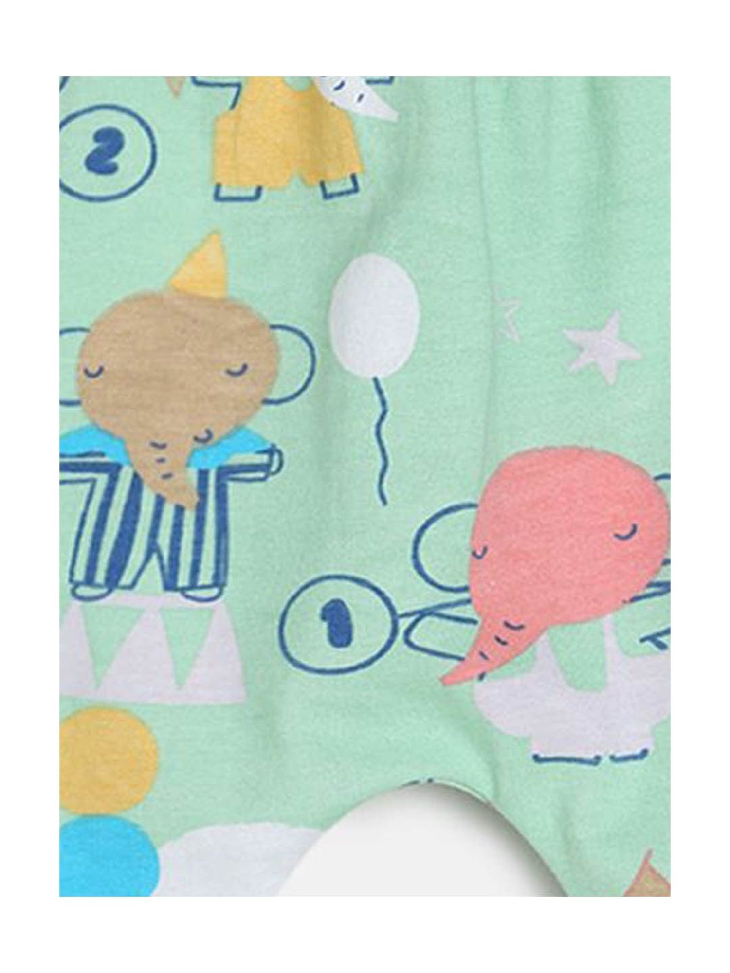 MINIKLUB Kids Multicolor Printed Trousers (Pack Of 3)