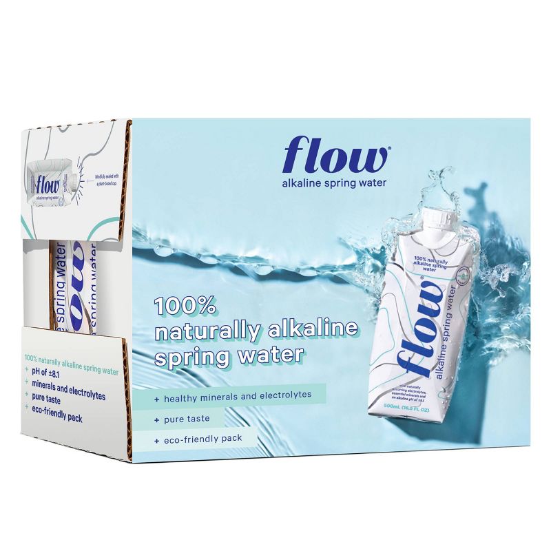 Flow Natural Alkaline Spring Water - 6pk/16.9 fl oz Bottles