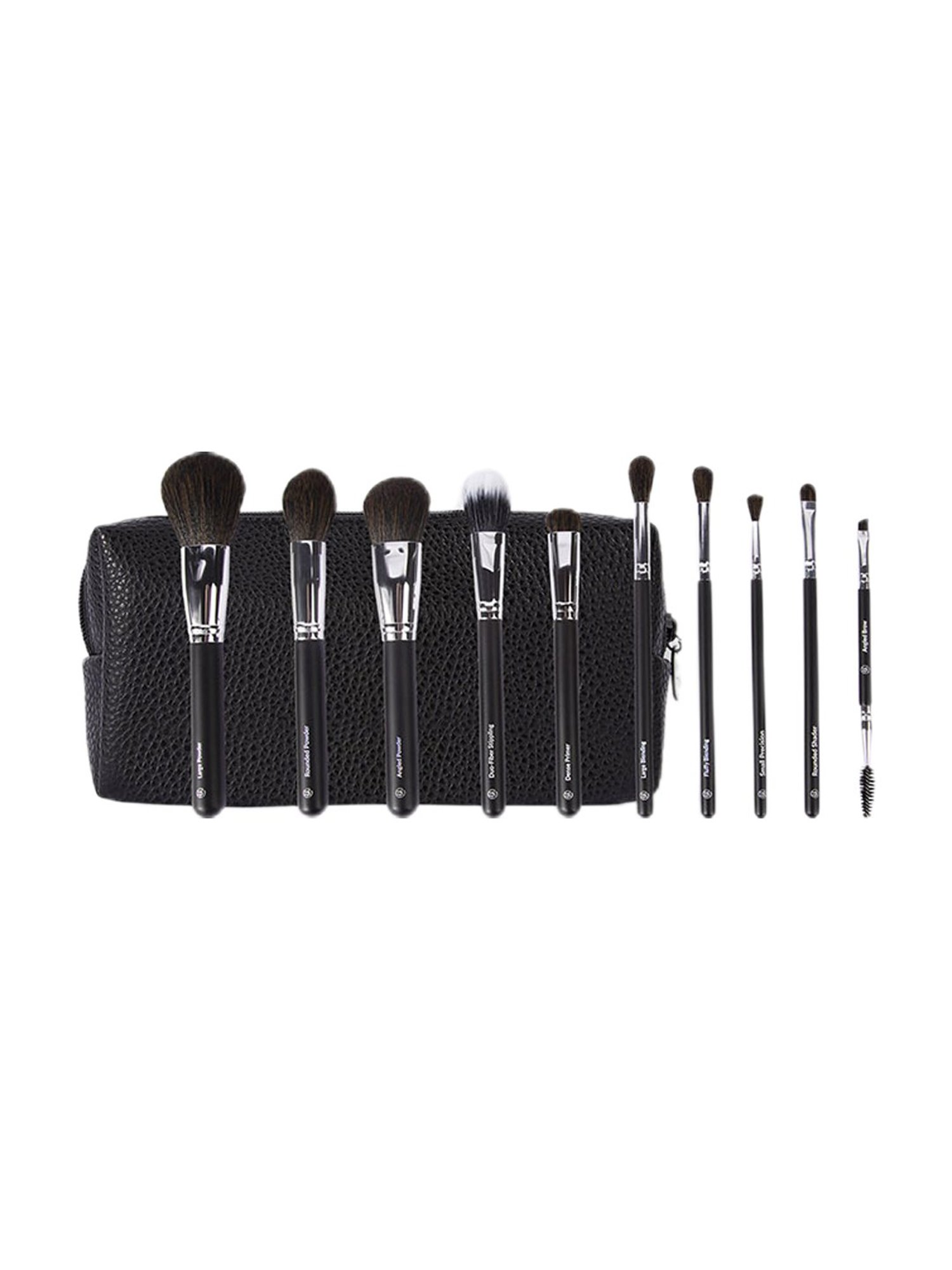Bh Cosmetics Ultimate Essentials Face & Eye Brush Set with Bag