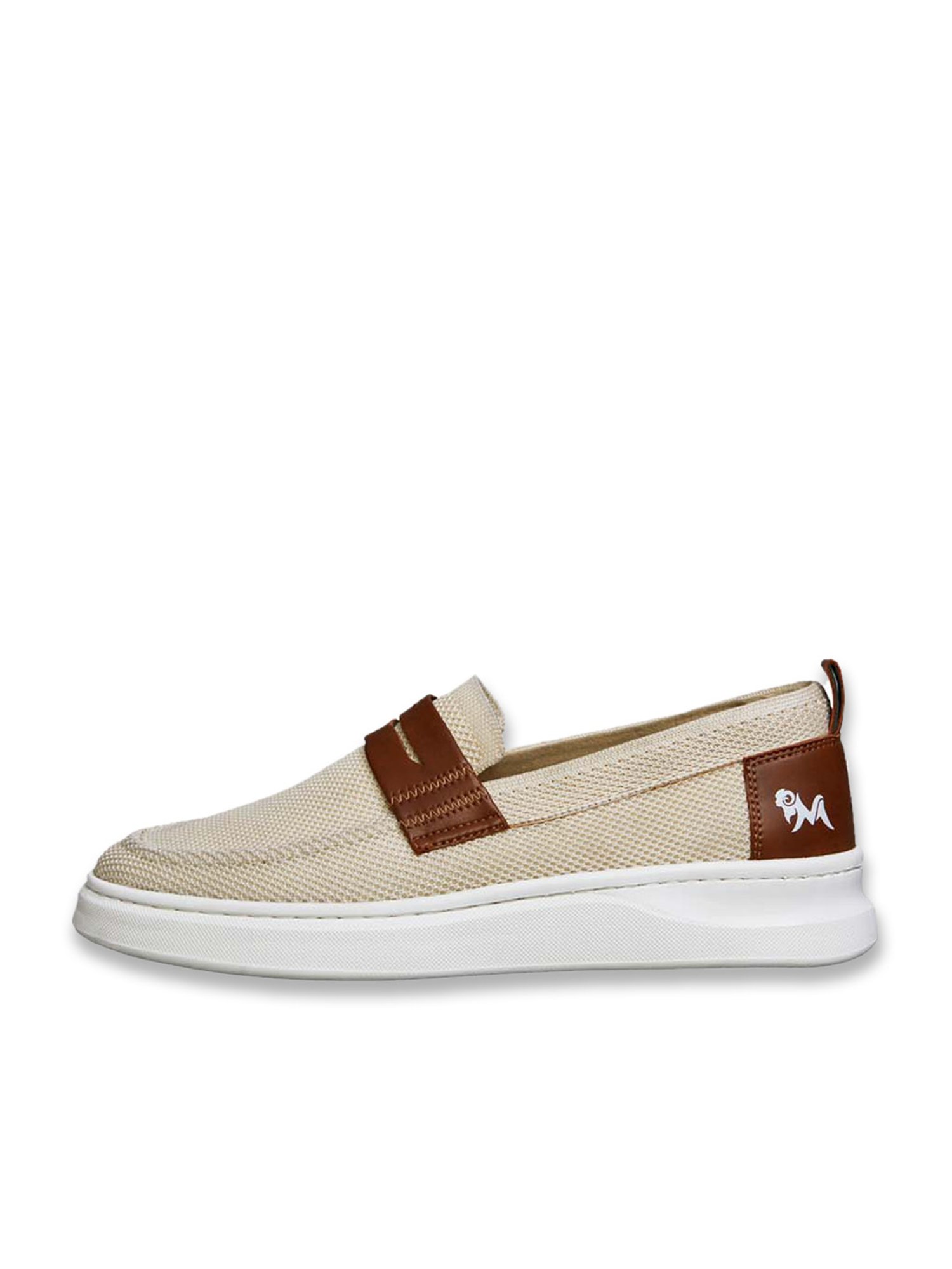 Neemans Men's Cream Casual Loafers