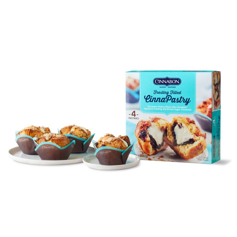 Cinnabon Frozen Frosting Filled Cinnapastry - 14.9oz