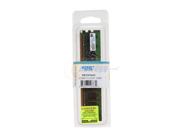 EDGE Tech 512MB 240-Pin DDR2 SDRAM DDR2 400 (PC2 3200) Desktop Memory Model PE197643