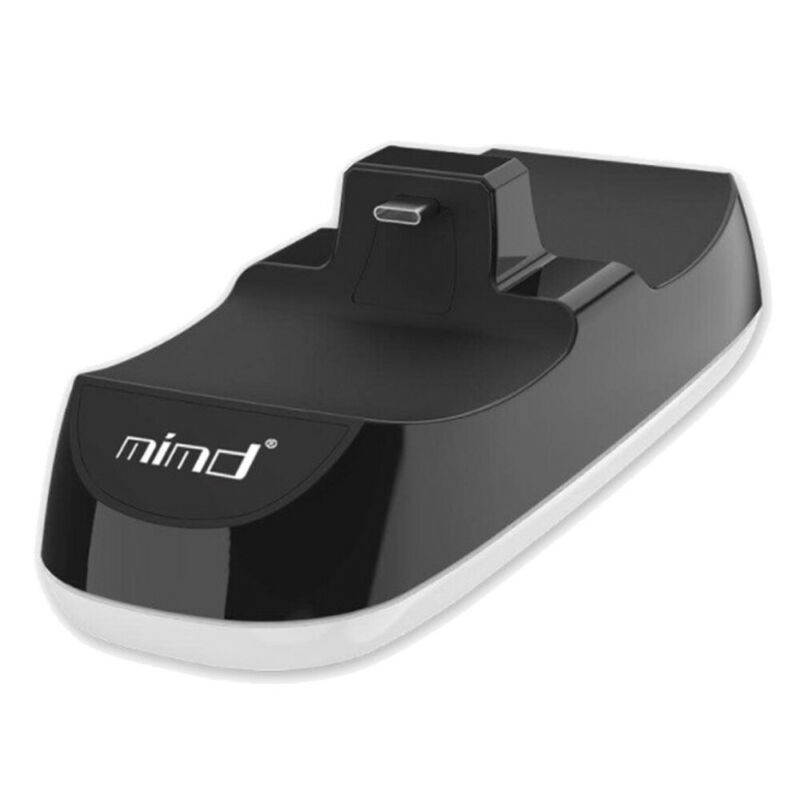 For PS5 Controller Charger Charging Dock Station, Dual Charging Station Charger Dock for Playstation 5 Controller with LED Indicator, Black