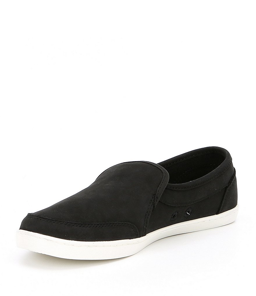 Sanuk Pair O Dice Leather Slip-On Shoes