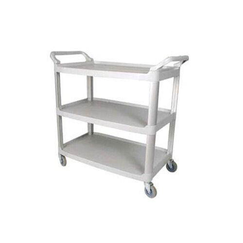 Winco UC-40G, 40x19.75x37.5-Inch Gray 3-Tier Utility Cart