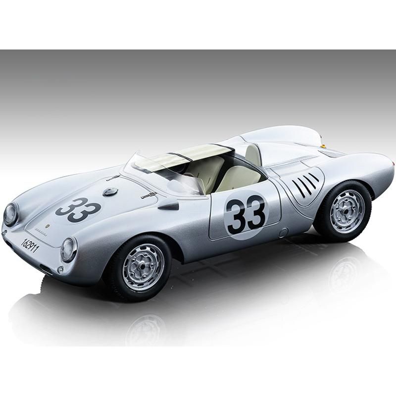 Porsche 550 A #33 H. Herrmann - R. von Frankenberg 24H Le Mans (1957) "Mythos Series" Ltd Ed 95 pcs 1/18 Model Car by Tecnomodel