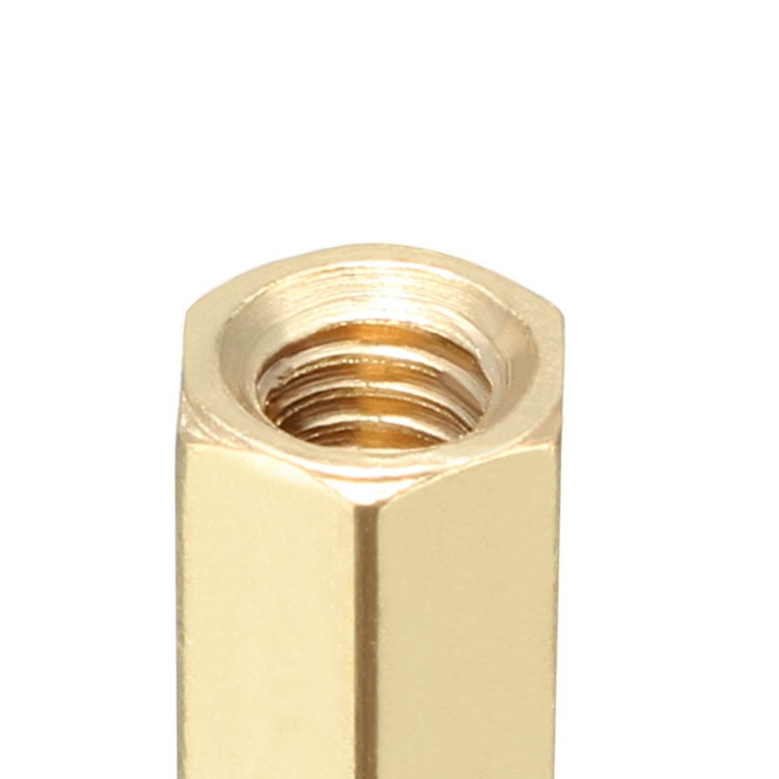50pcs M4 10+6mm Female Male Thread Brass Hex Standoff Spacer Screws PCB Pillar