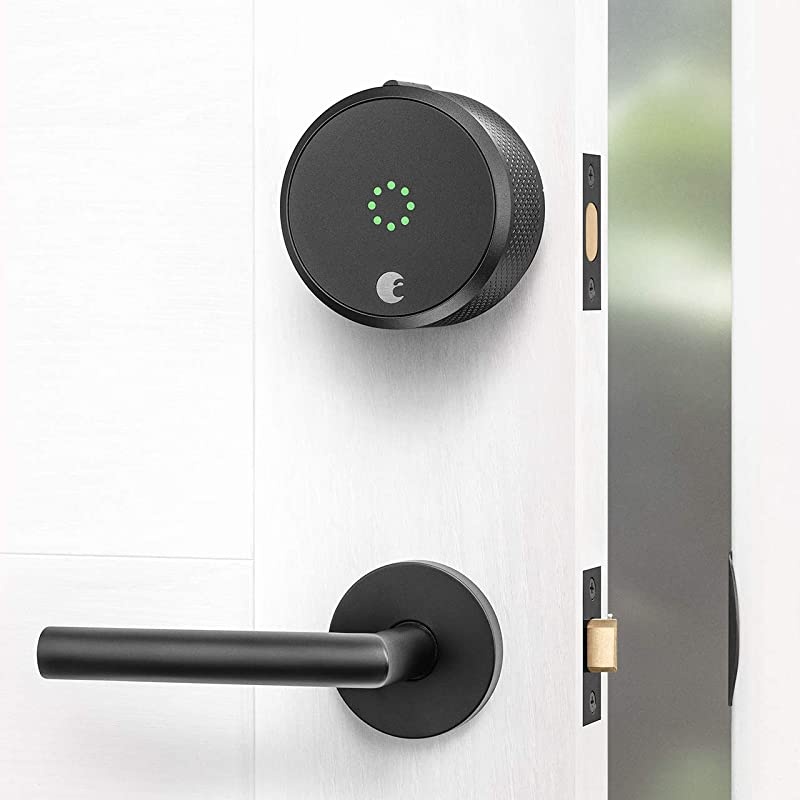 Smart Lock Pro + Connect Wi-Fi Bridge, 3rd gen - Silver, Compatible with Alexa, HomeKit & Zwave, Now With Smart Keypad for secure code entry