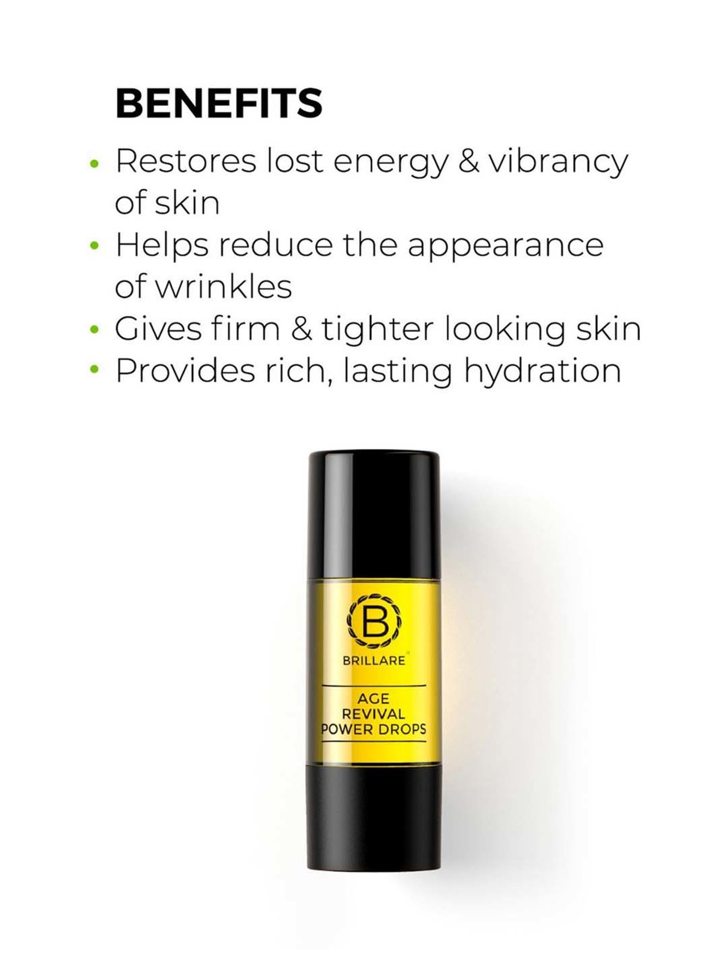 Brillare Age Revival Power Drops for Ageing Skin - 15 ml