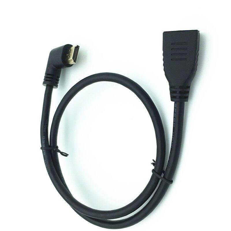 HDMI 4K*2k Cable HDMI 2.0V 60Hz,Right  angle Male to Female CABLE  1.8m