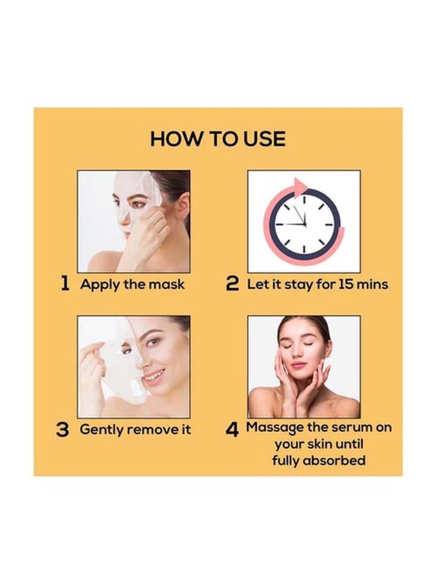 MONDSUB WitchHazel+Lavender+Q10 Sheet Masks (Pack of 3) - 20 gm Each