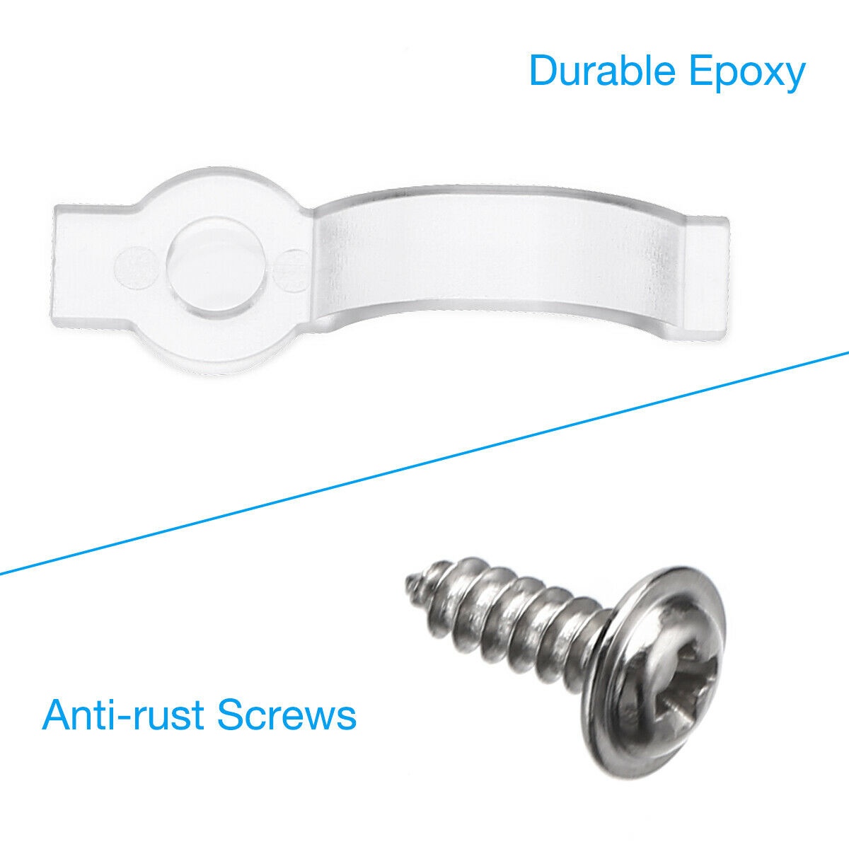 50-100pcs Mounting Bracket Clip Fastener For Fixing 5050 5630 LED Strip Light