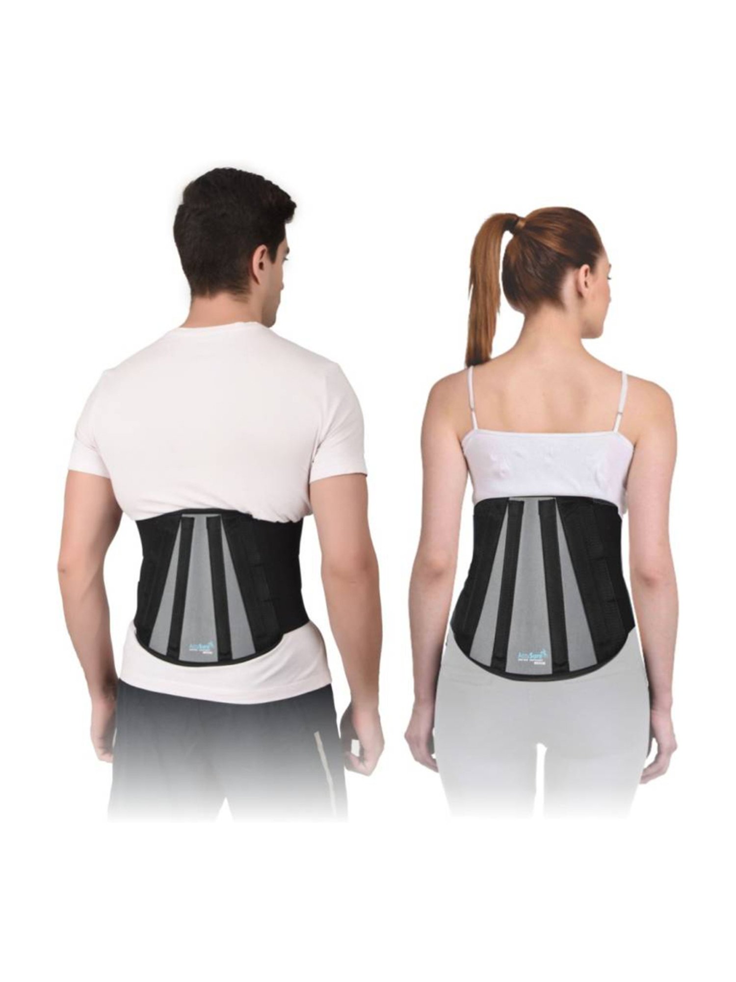 HealthSense YM 602 Yoga Mat (Black & Grey)