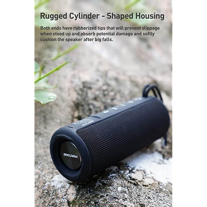 Outdoor Portable Bluetooth Speakers Waterproof Wireless Speaker Black