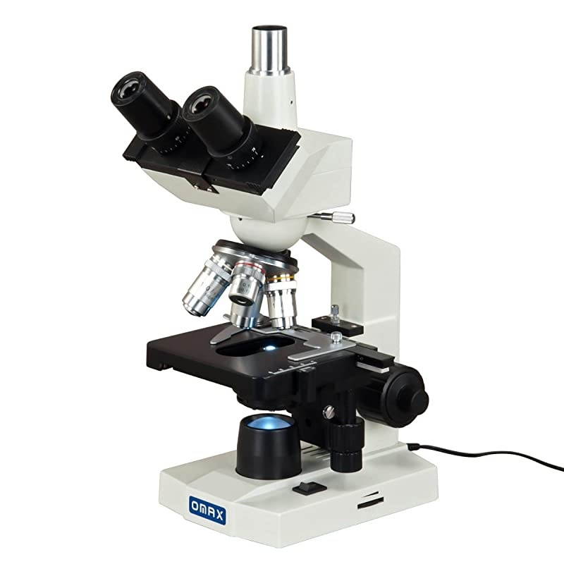 40X-2000X Lab Trinocular Biological Compound LED Microscope with Vinyl Carrying Case