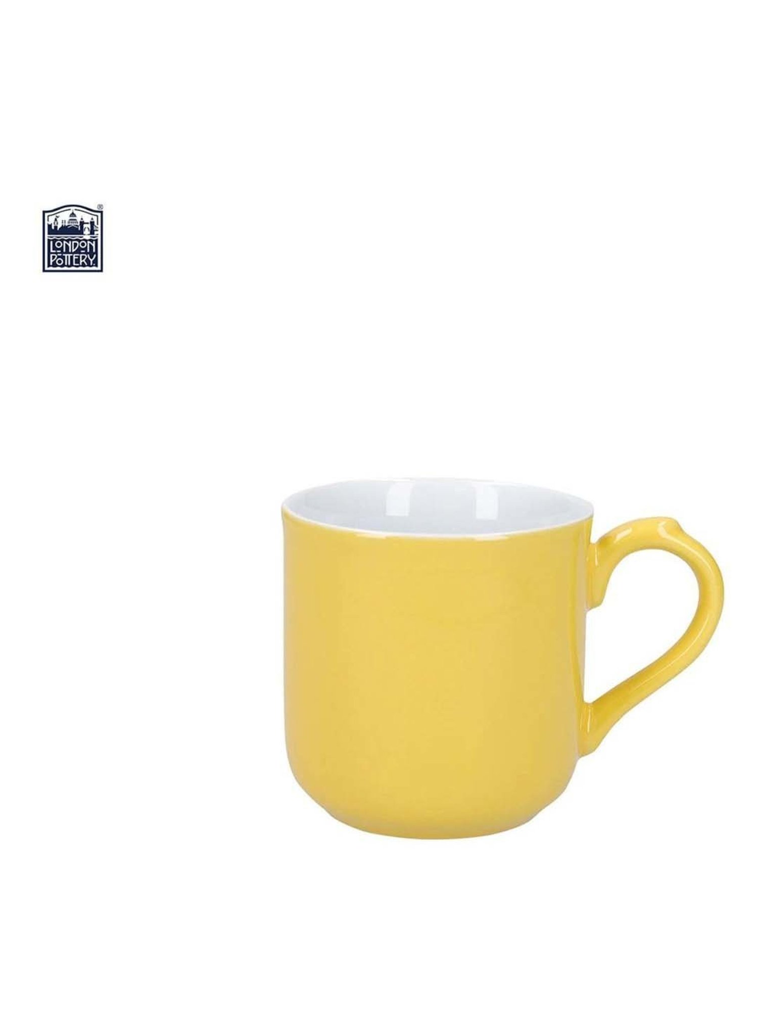 Femora Black Ceramic Coffee Mugs (0.36 L) - Set of 4