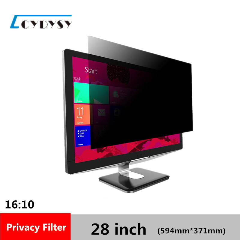 CYDYSY 28 inch Privacy Filter Screen Protective film for 16:10 Widescreen Computer (594mm*371mm)