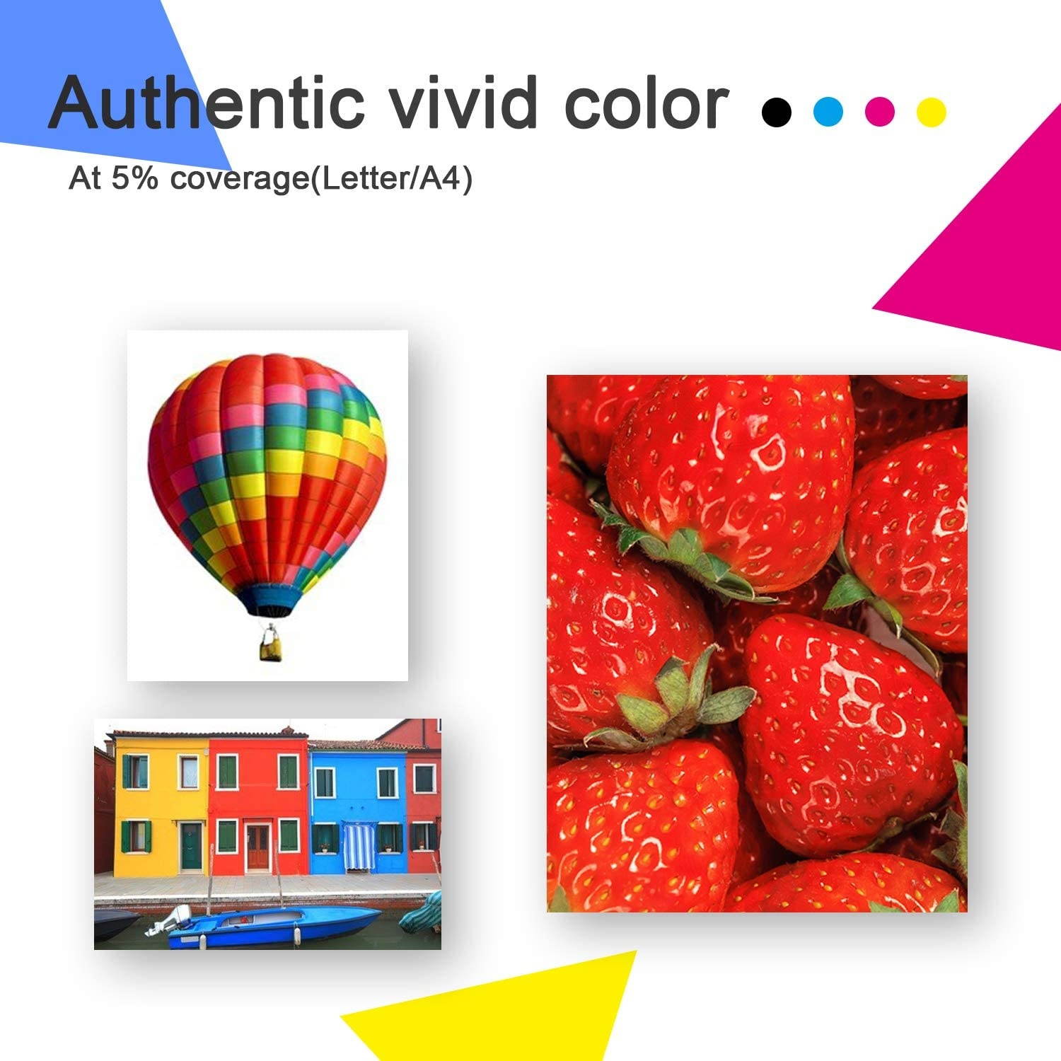 3 Pack TN227C TN227M TN227Y (1C+1M+1Y) Compatible Toner Cartridge Replacement for Brother MFC-L3770CDW L3710CW L3730CDW DCP-L3510CDW L3550CDW HL-3210CW 3230CDN 3290CDW 3230CDW 3270CDW Series Printers