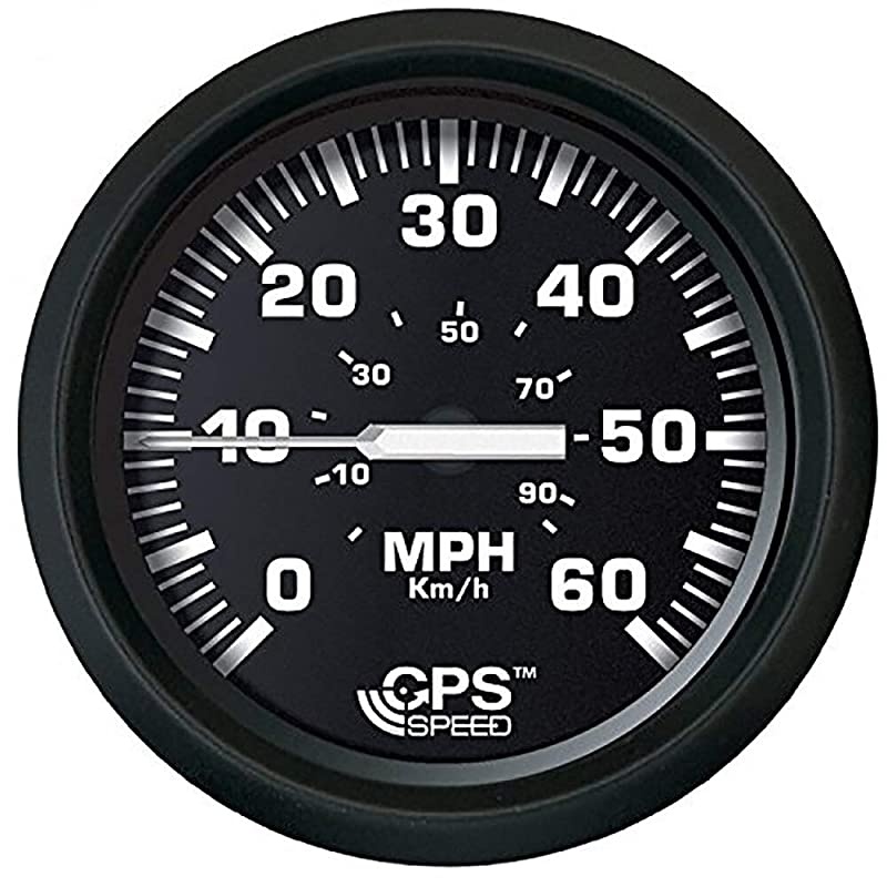 32816 Euro Speedometer Gauge 60 MPH GPS Studded 4quot