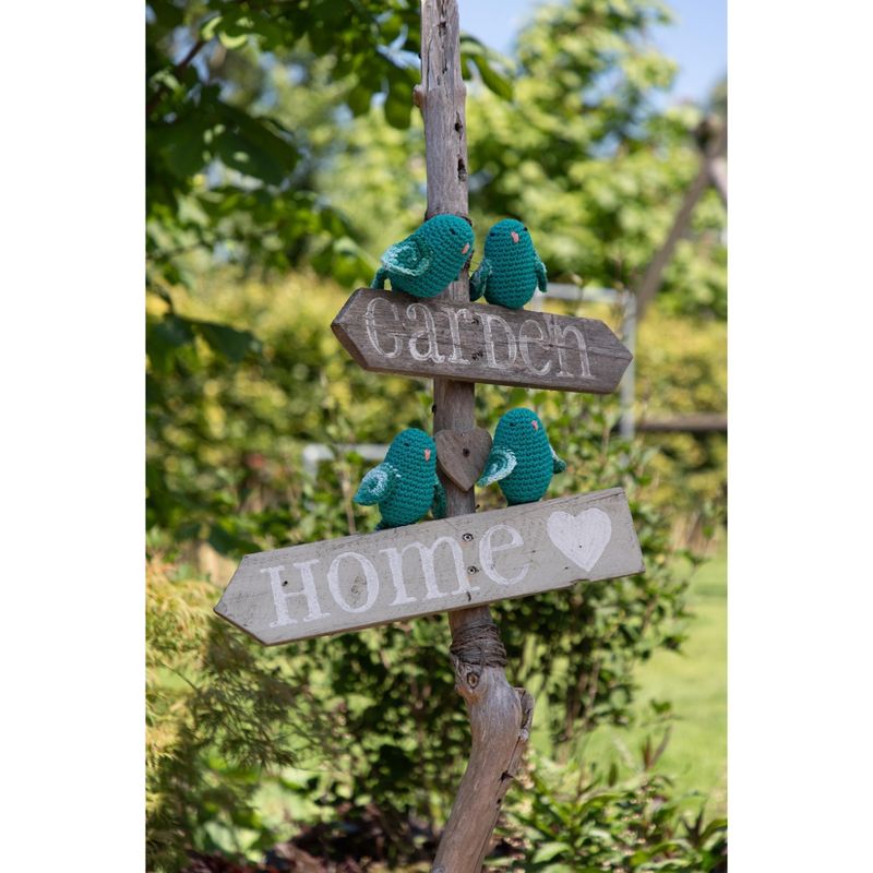 Hoooked Love Bird Yarn Kit W/Eco Barbante Yarn-Turquoise