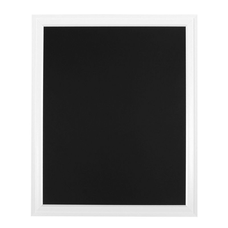 28" x 34" Bosc Framed Magnetic Chalkboard White - DesignOvation
