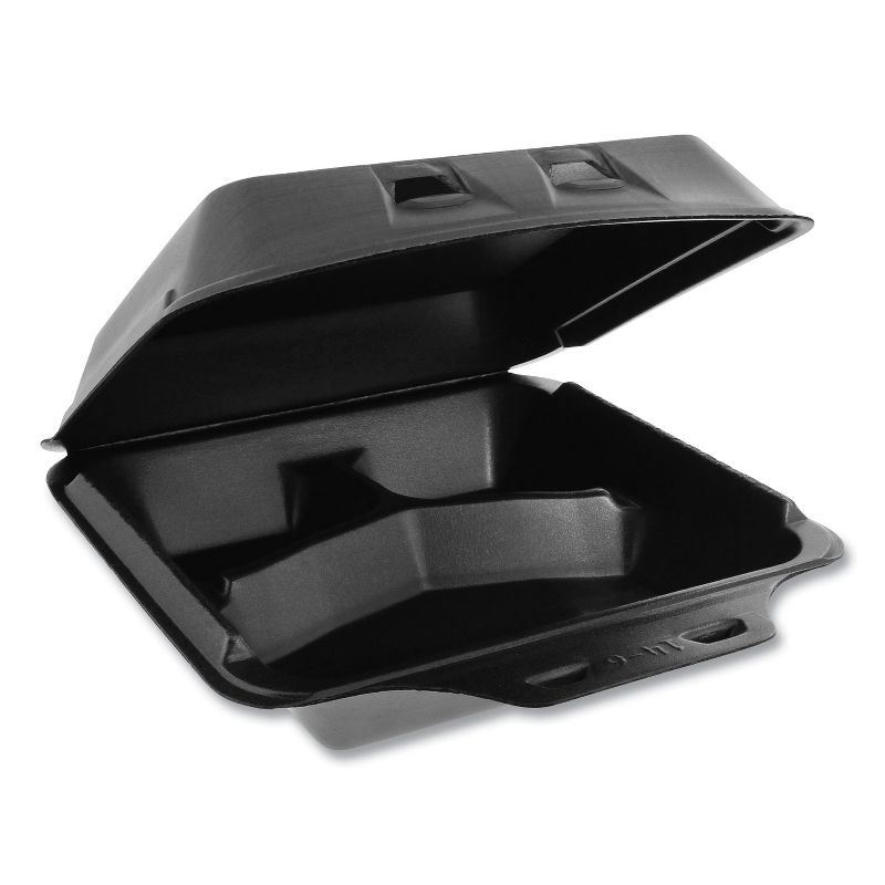 Pactiv Foam Containers, Large, 9x9.5x3.25, 3-Compartment YHLB09030000