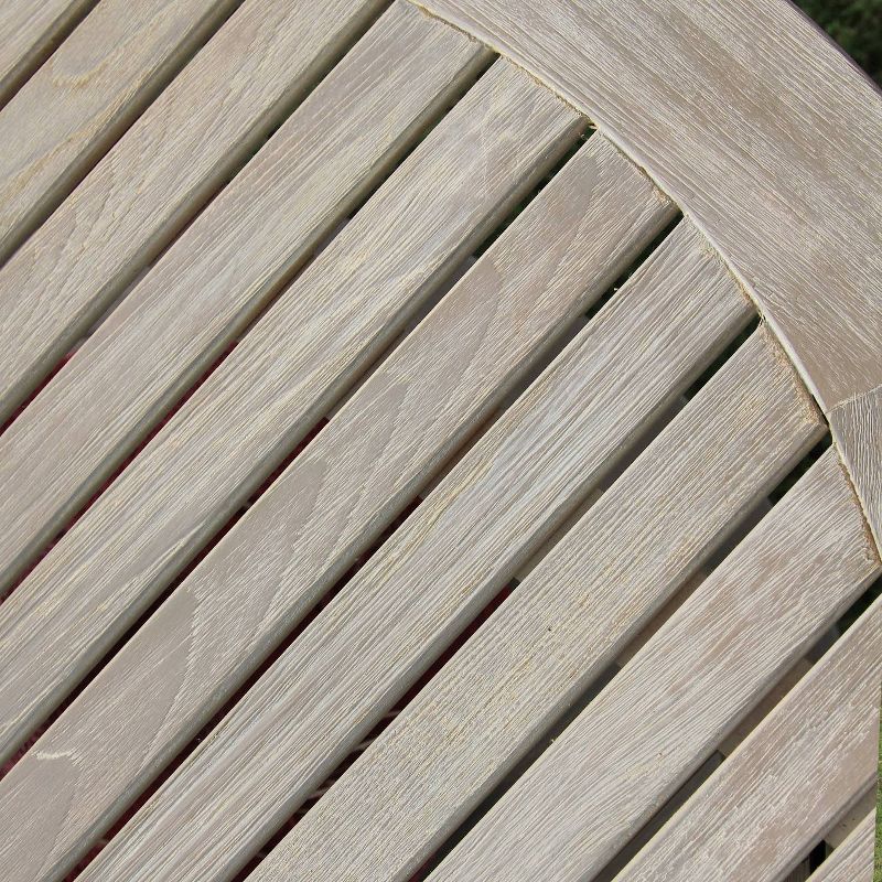 Teak Zuma Patio Coffee Table Gray - Cambridge Casual