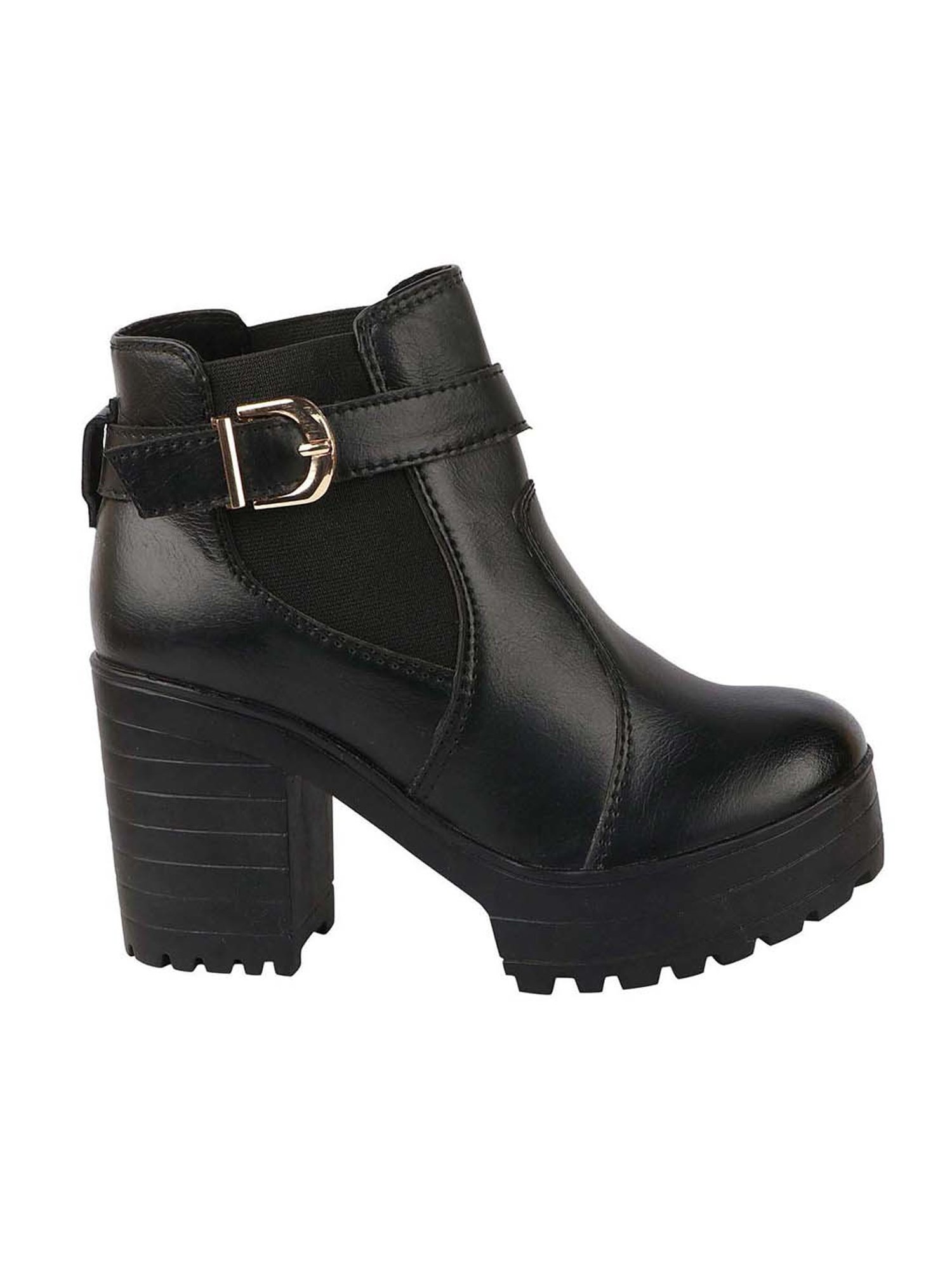 Shoetopia Kids Black Casual Boots