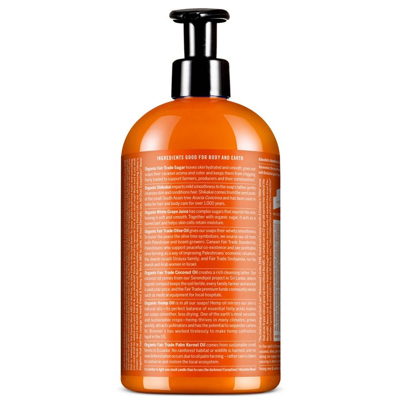 Dr. Bronner's Organic Sugar Soap - Tea Tree - 24 fl oz