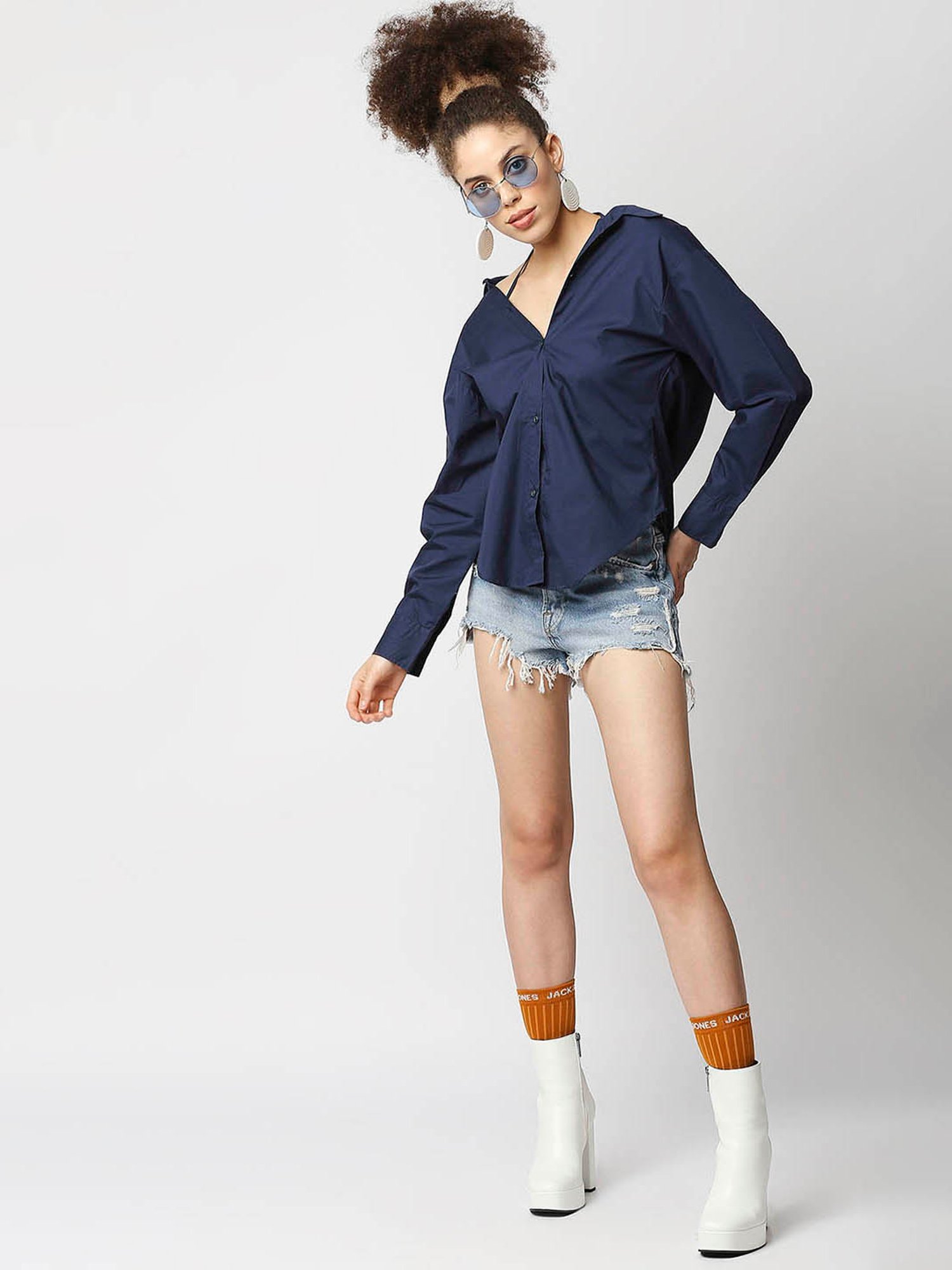 Remanika Blue Regular Fit Shirt