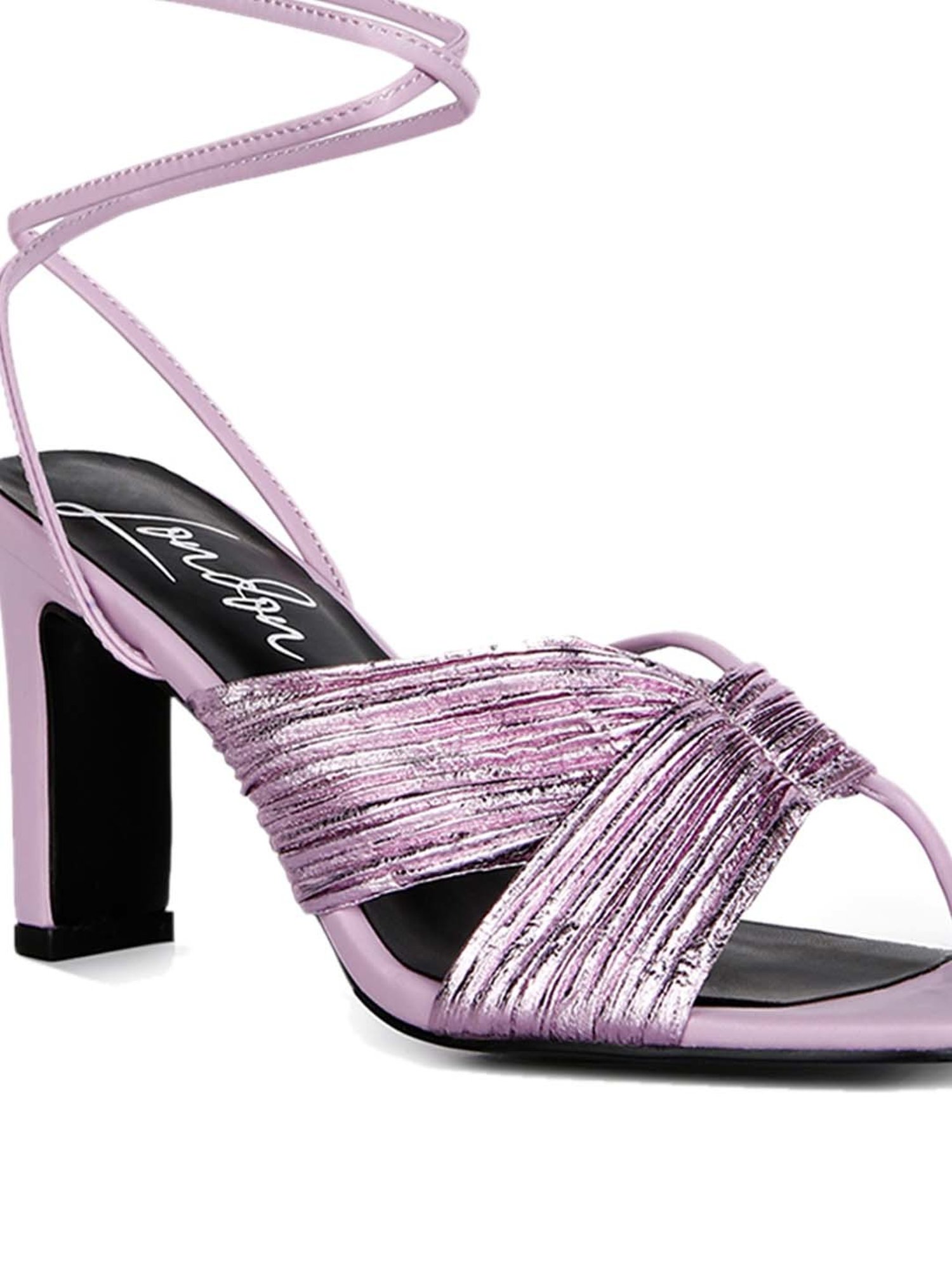 London Rag Women's Purple Gladiator Sandals