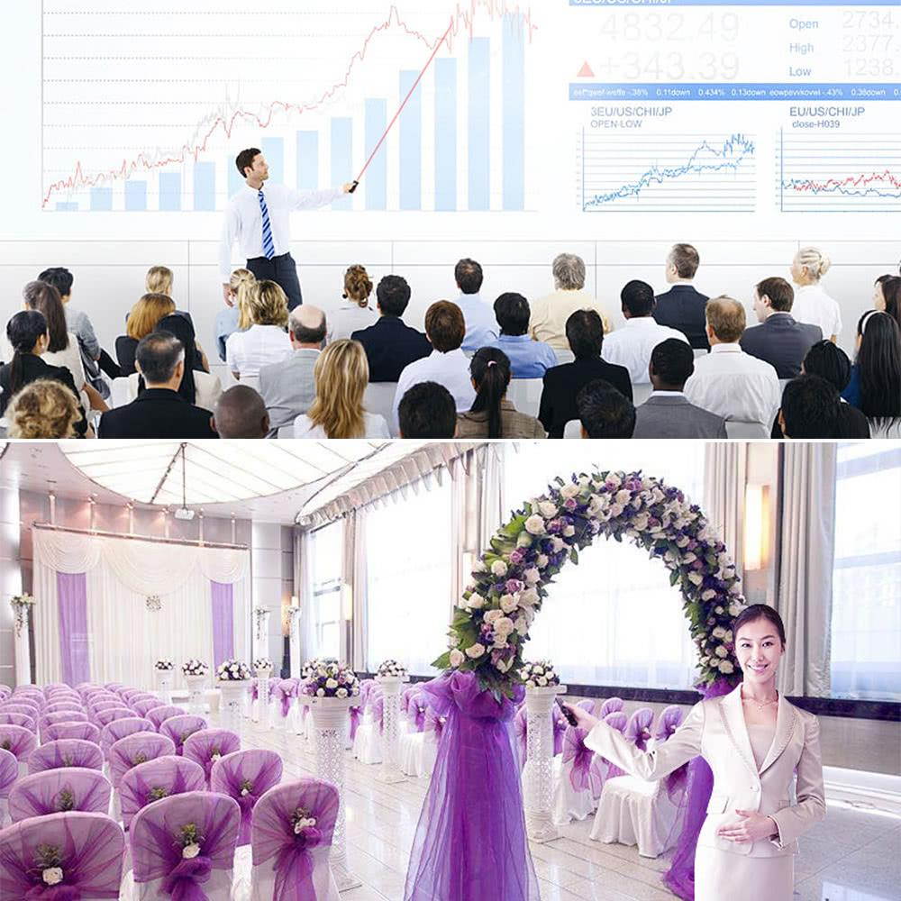 2.4GHz Wireless Multifunctional Presenter PowerPoint PPT Clicker Remote Control Plug and Play Black