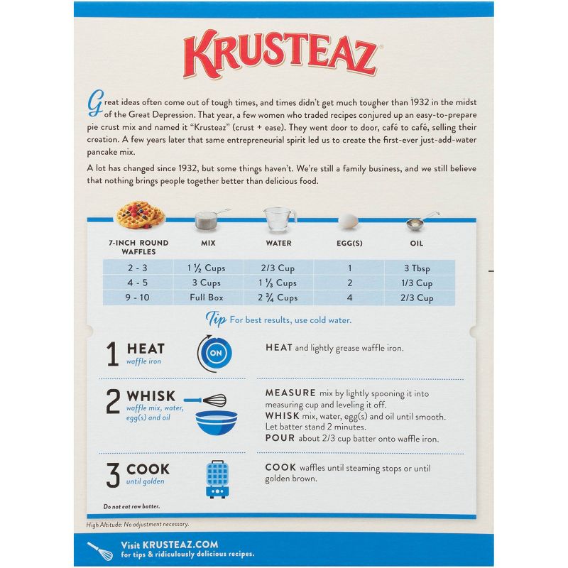 Krusteaz Belgian Waffle Mix - 28oz