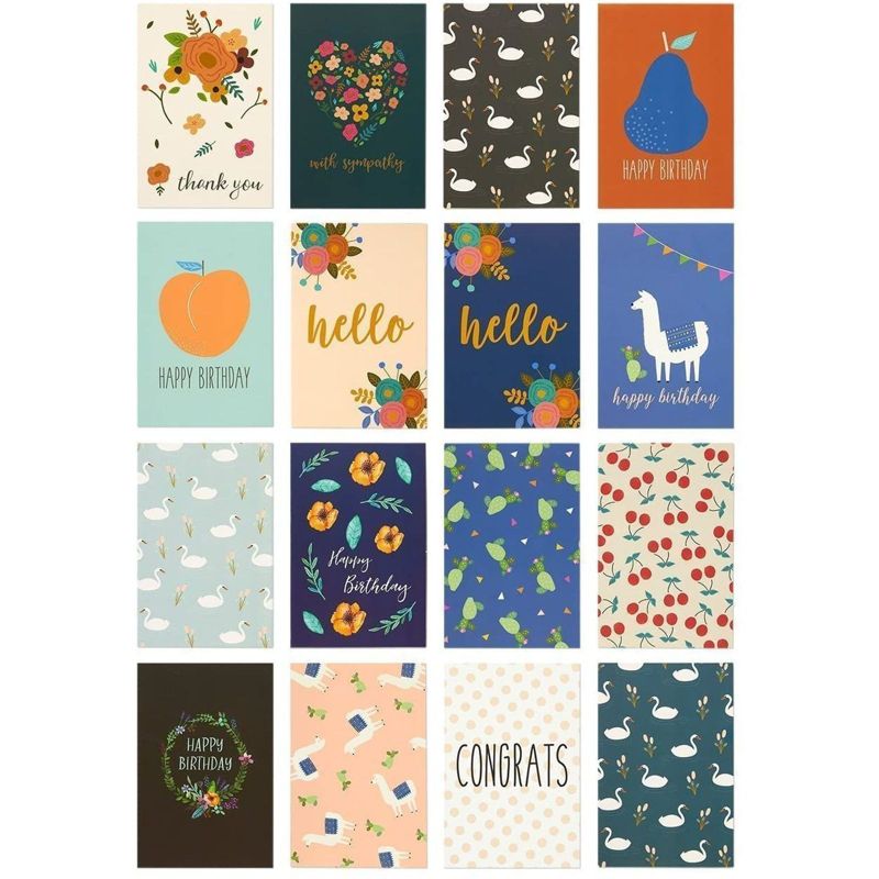 36 Assorted All Occasion Greeting Birthday Congratulation Thank you Cards 4"x6"