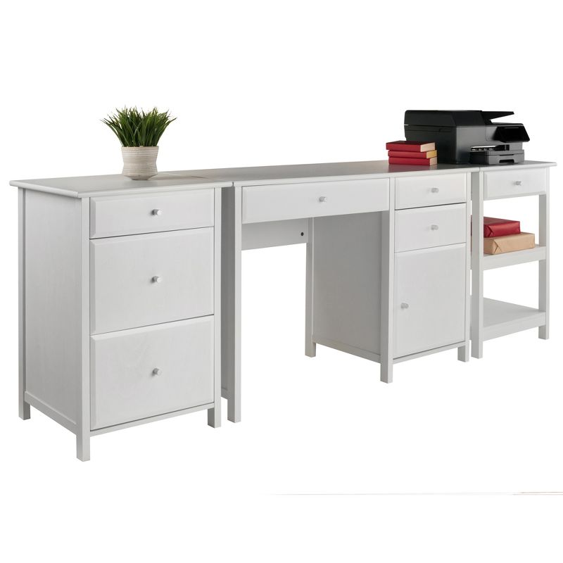 3pc Soho Study Set White - Buylateral