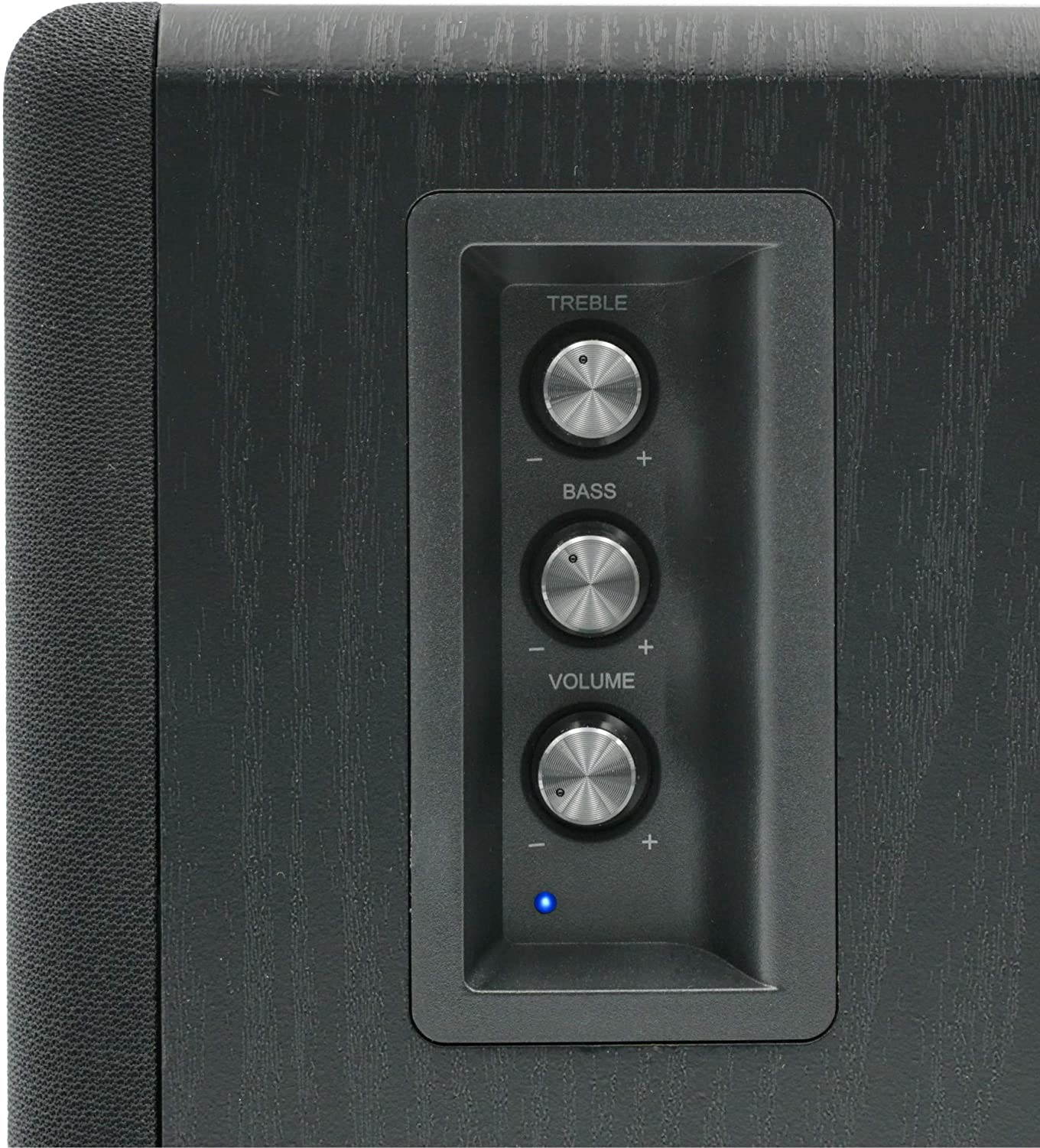 SINGING WOOD BT25 Powered BT Bookshelf Speakers Studio Monitor Speakers 2 AUX Input 2 Speakers Wooden Enclosure Max 50 Watts RMS(Beech Wood)