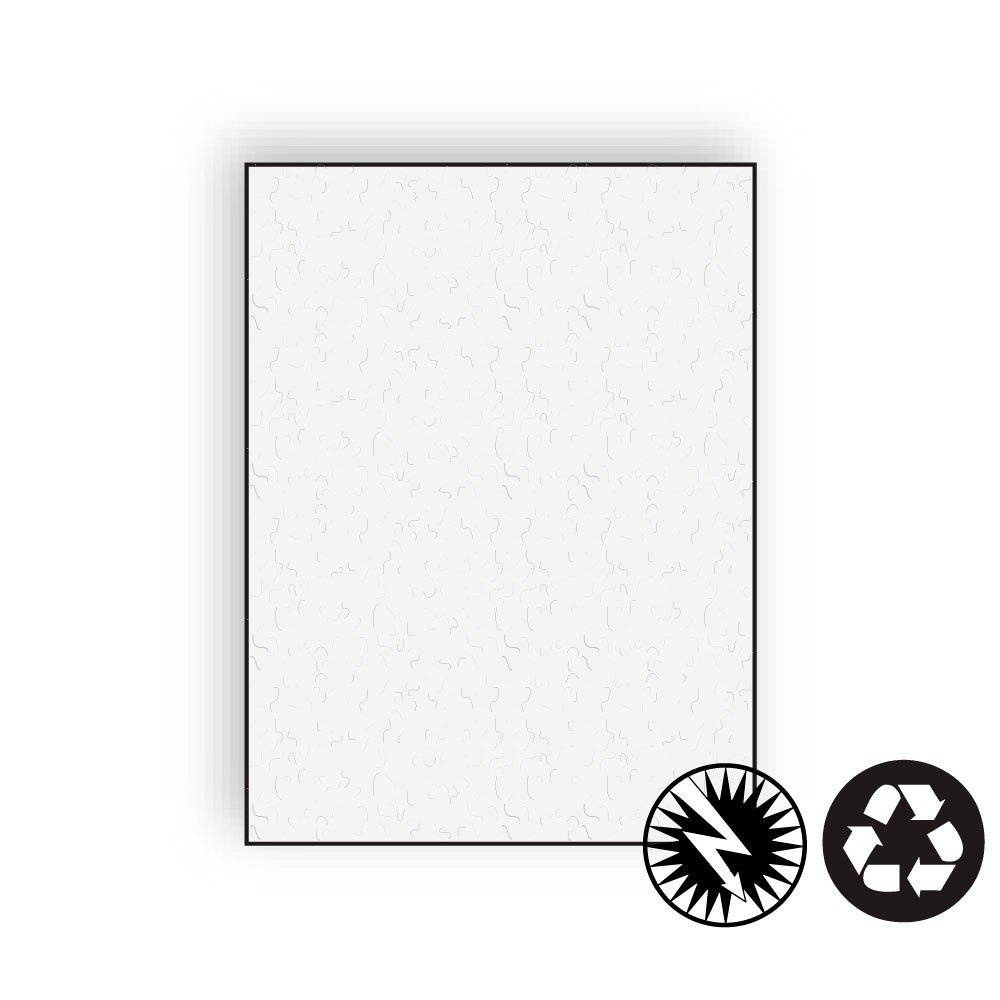 Letterhead, 8-1/2" x 11", 24#, Recycled, Fiber-Added, Acid Free, Smooth Imaging Finish, Whitecliff (Box of 500)