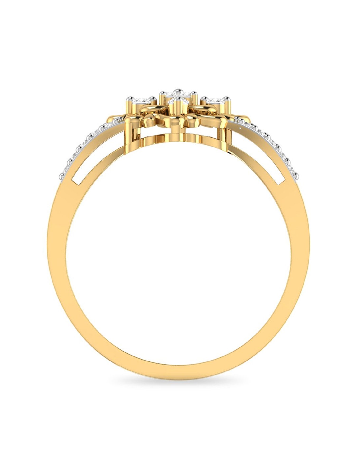 PC Jeweller 18k Gold Isaakios Ring for Women for Women