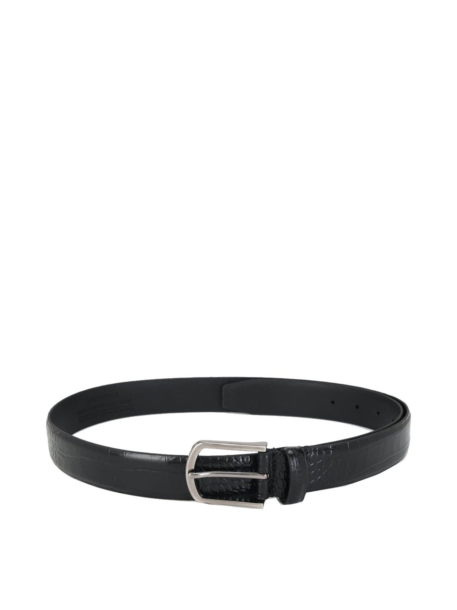 Simon Carter Black Leather Waist Belt for Men