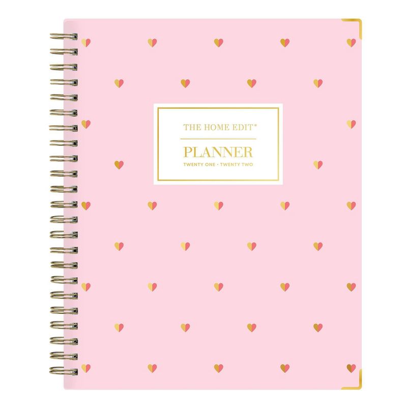 2021-22 Academic Planner 6" x 8" Hard Cover Weekly/Monthly Wirebound Sweetheart - The Home Edit
