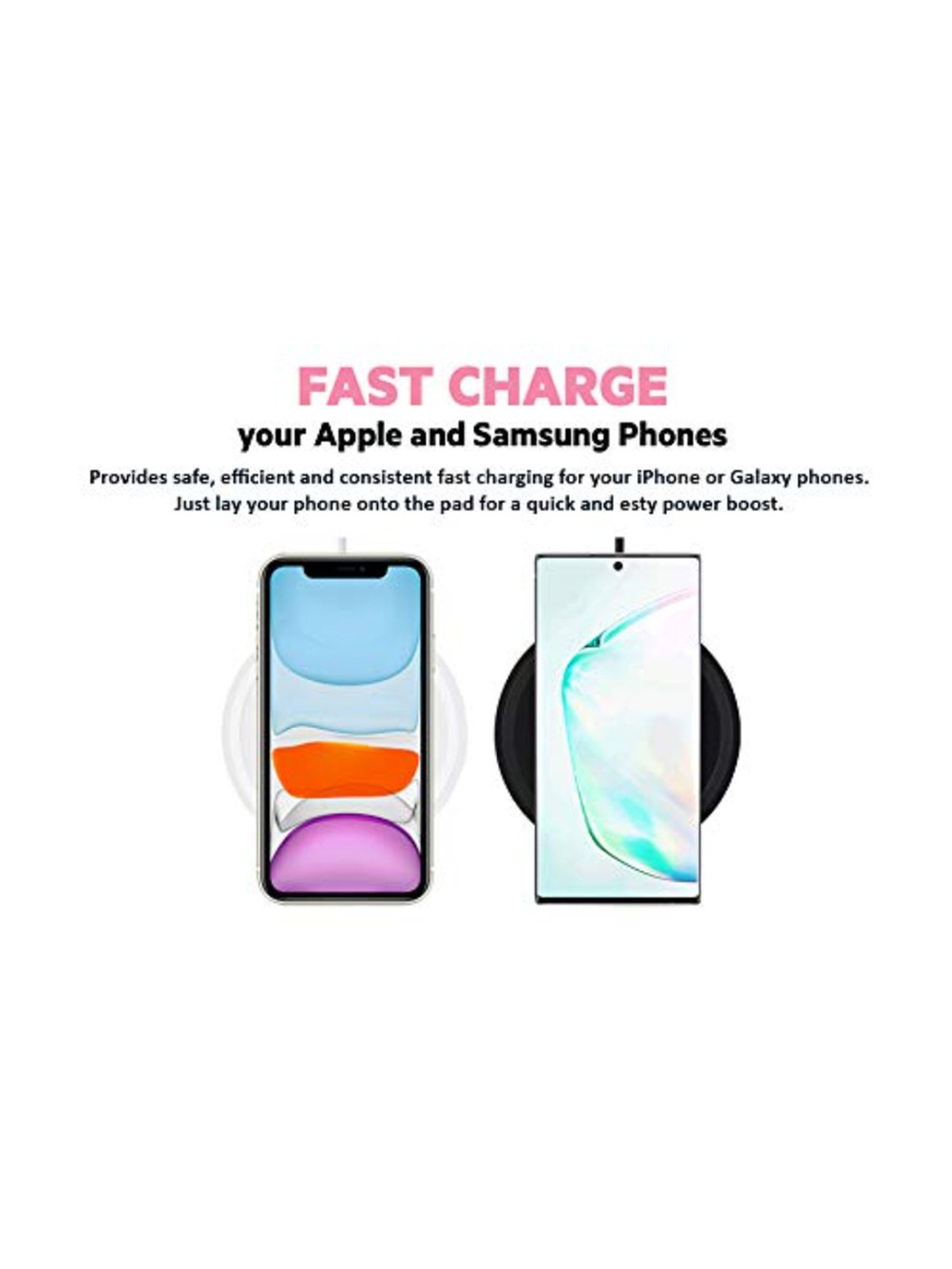 Belkin Kakao 10W Fast Wireless Charging Pad (Black)