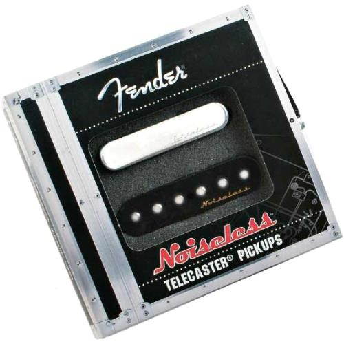 Fender Vintage Noiseless Telcaster Custom Shop Pickups, Set of 2 - Black/Chrome