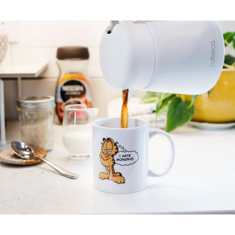 Surreal Entertainment Garfield "I Hate Mondays" Ceramic Mug Exclusive | Holds 11 Ounces