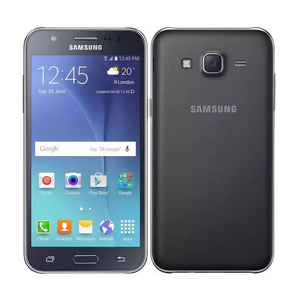 Original Samsung galaxy J5 J500F Unlocked Cell Phone Quad core Snapdragon 1.5GB RAM 16GB ROM 5.0 " WCDMA  mobile phone