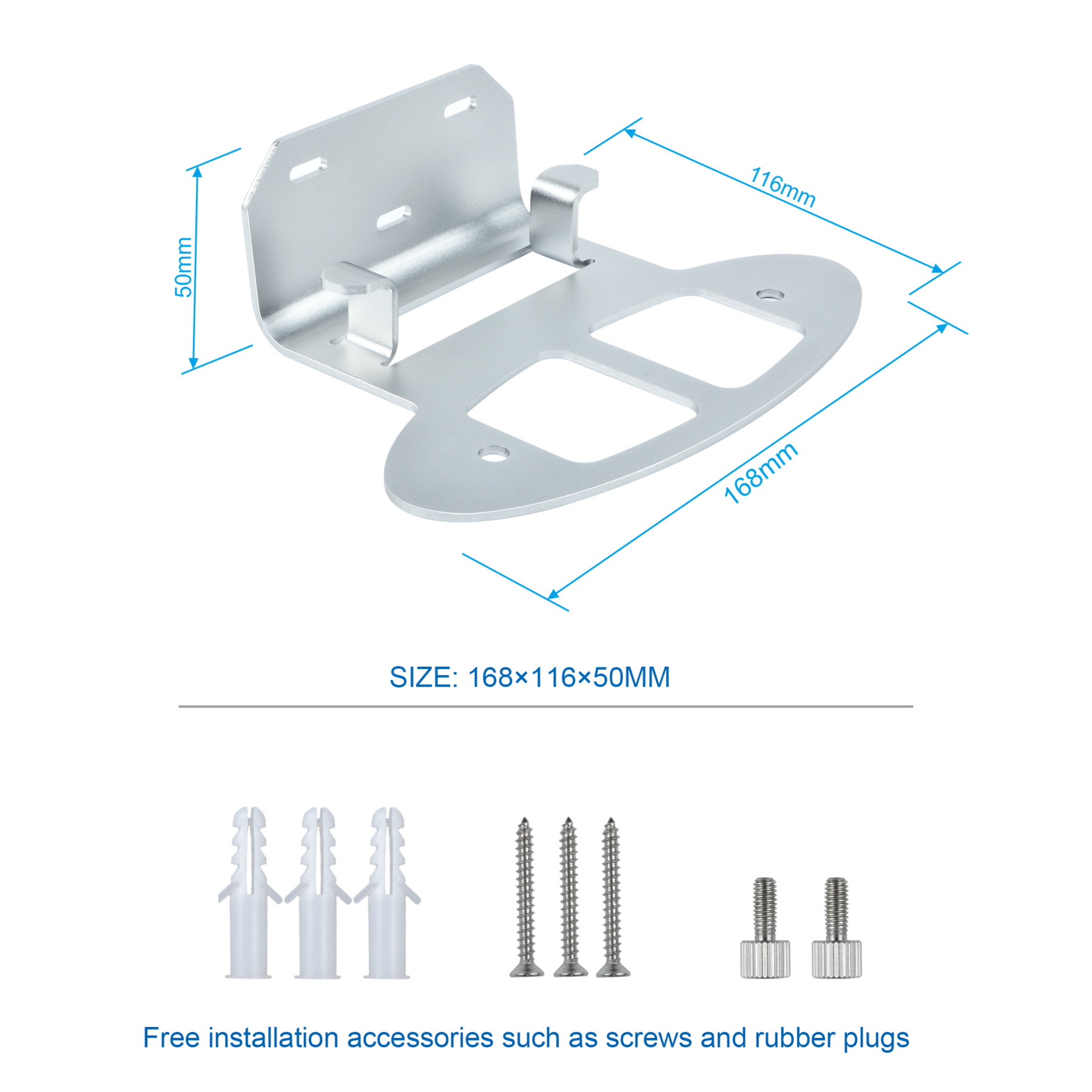 STANSTAR bracket made of aluminum alloy that can be hung on a wall. It applies to Orbi's entire home tri-band mesh WiFi 6 system/Orbi Ultra (RBK850) (RBK852) (RBK853)/(RBS750) (RBS751) (RBK752)