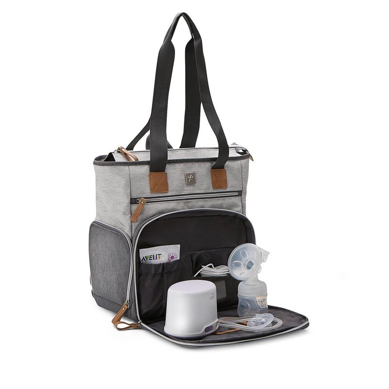 Bananafish Breast Pump Backpack - Gray