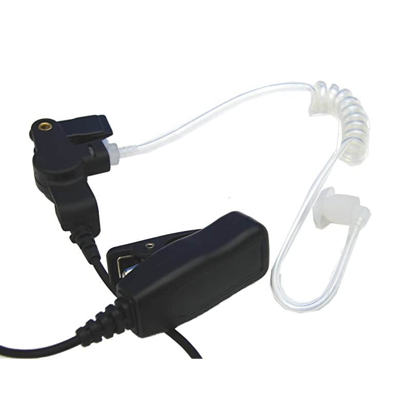Surveillance Mic for Motorola CP200 CP200D XLS PR400 EP450 GTX GP300 P1225 CP185 P110 SP50 Radio Lapel Shoulder Mic