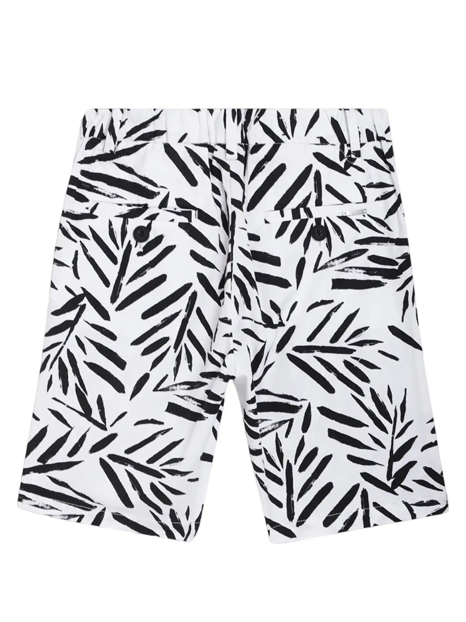 Antony Morato Kids White Printed  Shorts